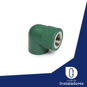 Codo c/inserto FUSION-ROSCA H AGUA